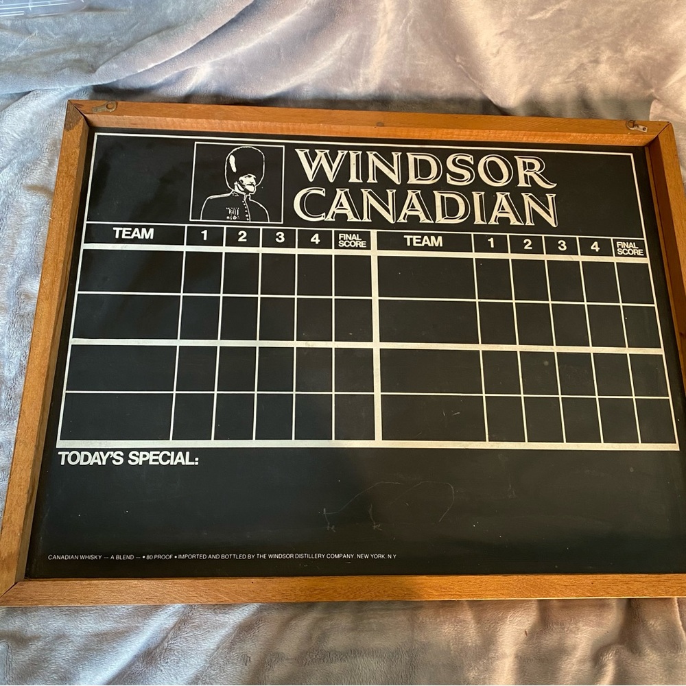Windsor Canadian Chalkboard Dart Scoreboard